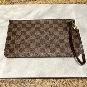 Louis Vuitton Damier Ebene Neverfull MM GM Pochette